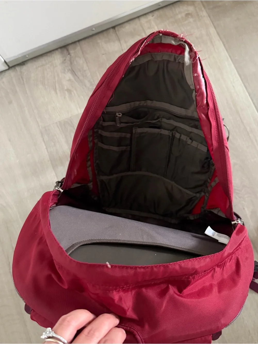 The North Face Big Shot II Red Backpack Hiking Travel School 32L